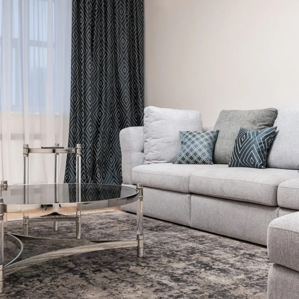 Sisli Gri Salon Halısı