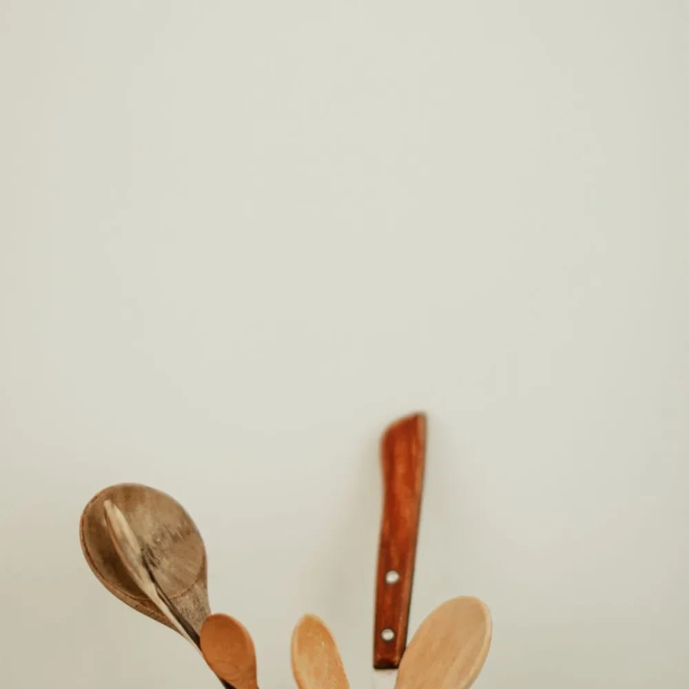 Zeytin Ağacı Servis Kaşığı ve Spatula Seti