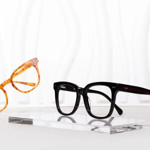 Bal Kalın Asetat Kare Çerçeve