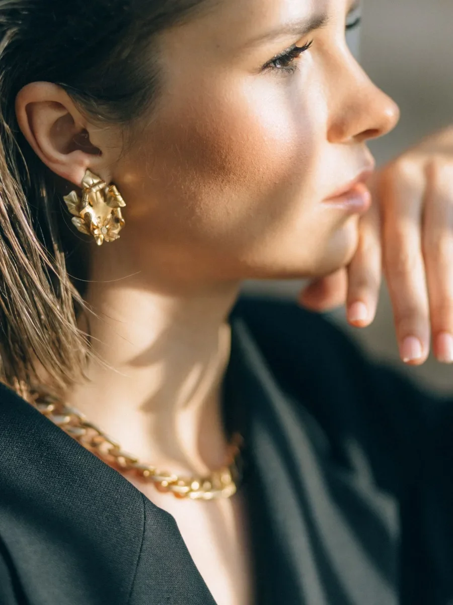 Heykelsi Küpe Gold Renk
