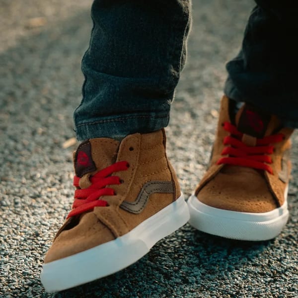 Çocuk Bağcıklı Süet Sneaker