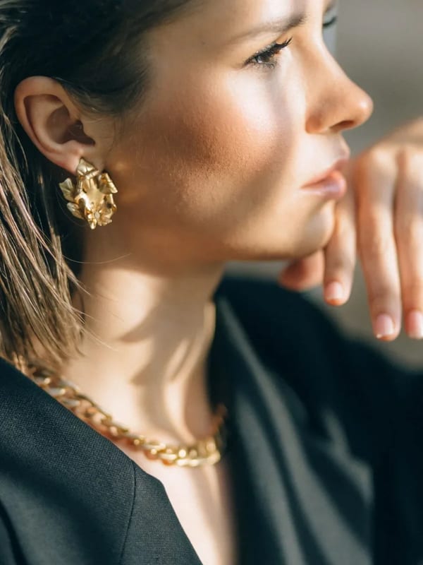 Heykelsi Küpe Gold Renk